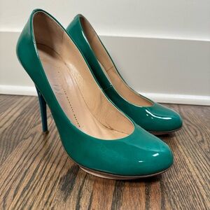 Giuseppe Zanotti Basic Platform Turquoise Pumps size 40/10